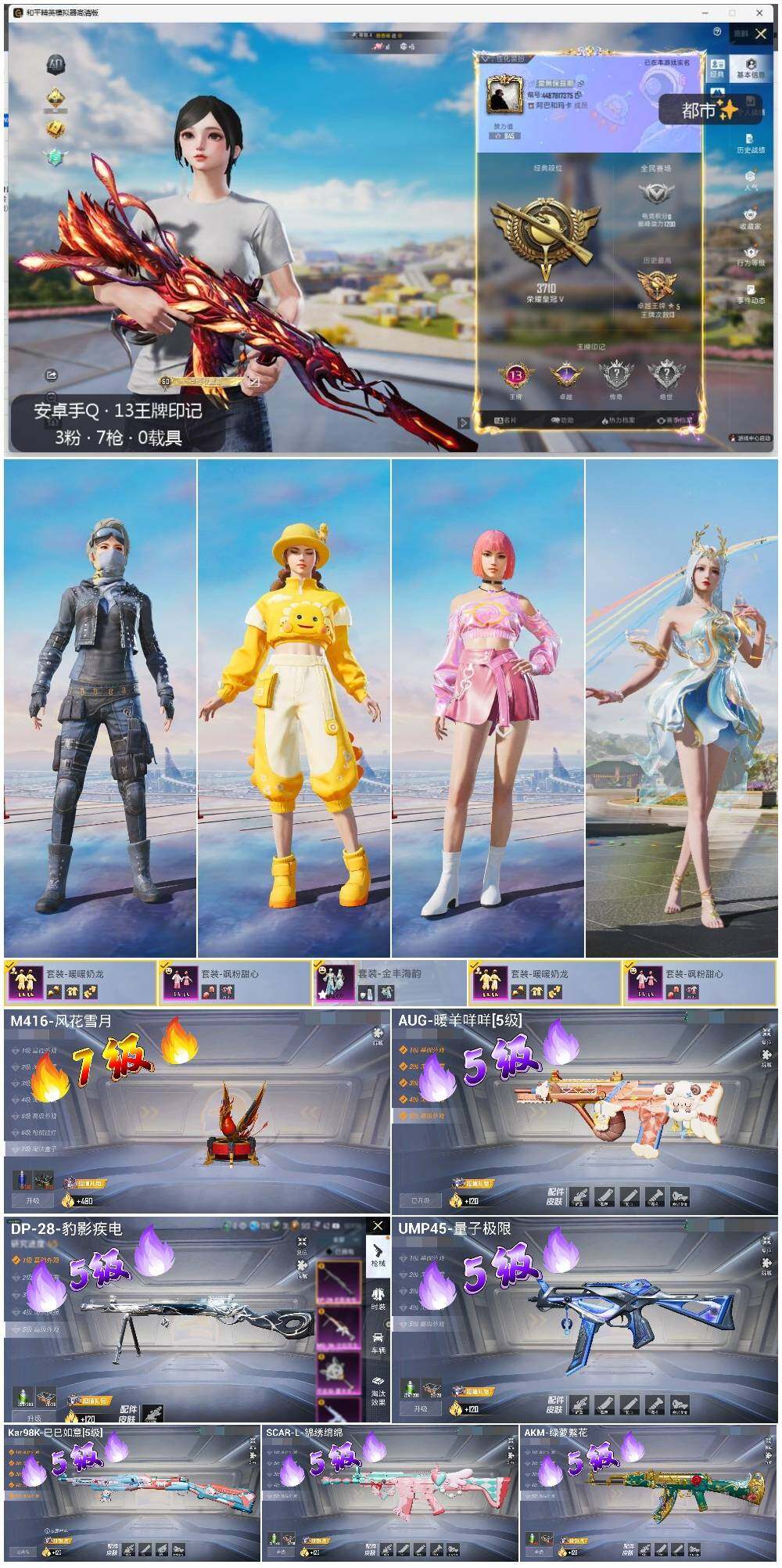 HPLE3339297和平精英账号详情图2