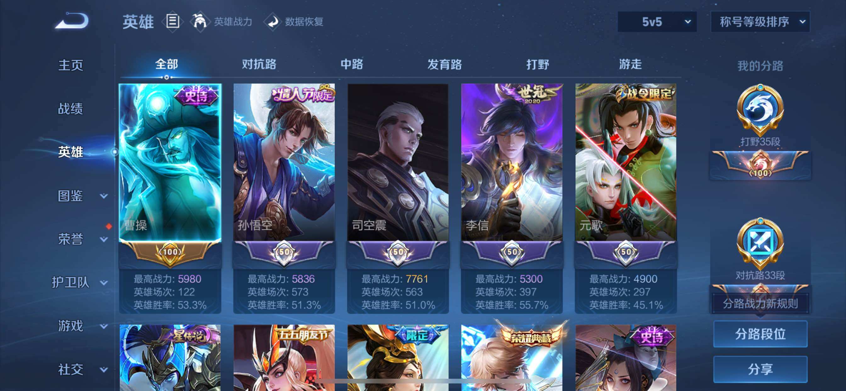 WZCMY3297294王者荣耀账号详情图4