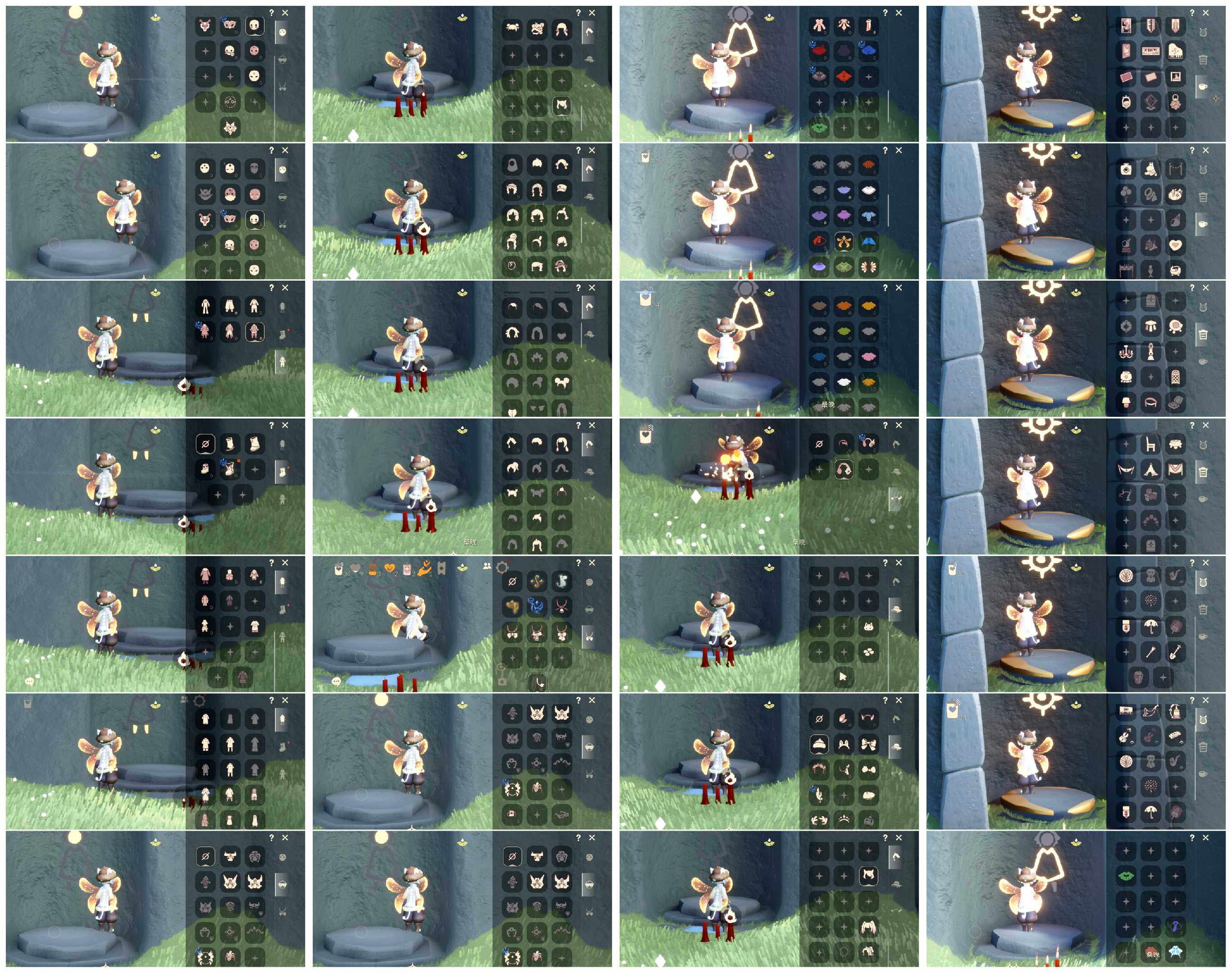 光遇账号华为渠道服HY0478 有一张可赠送季卡 ✅渠道: 华为 ✅完成地图: 晨岛 ✅季节已毕业: 二重奏半，姆明毕业，染色半青鸟半 ✅热门复刻/活动:妮妮红裙，黑脸矮人面具武士裤连体衣，花环虚荣，猫耳白金，姆明红