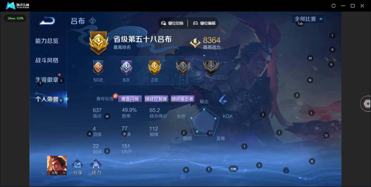 WZQM3372660王者荣耀账号详情图6 WZQM3372660王者荣耀账号详情图6