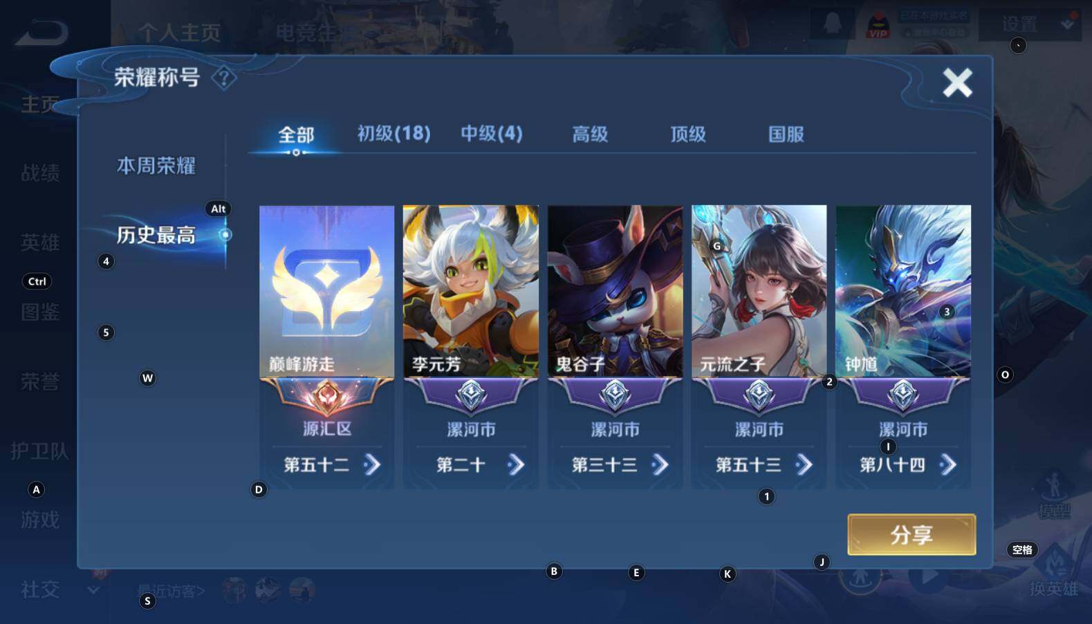 WZCMW3368575王者荣耀账号详情图8