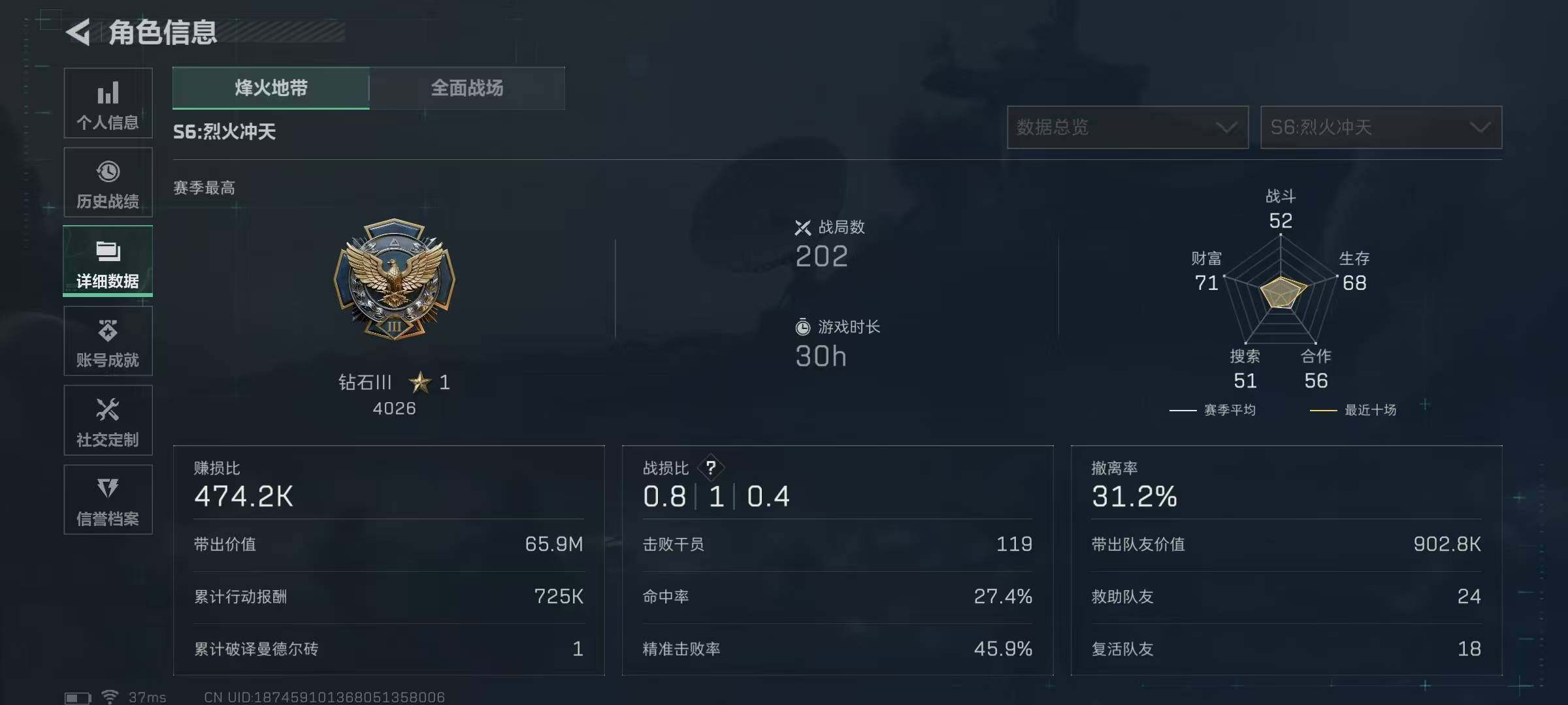 SJZQM338420三角洲行动账号详情图8 SJZQM338420三角洲行动账号详情图8