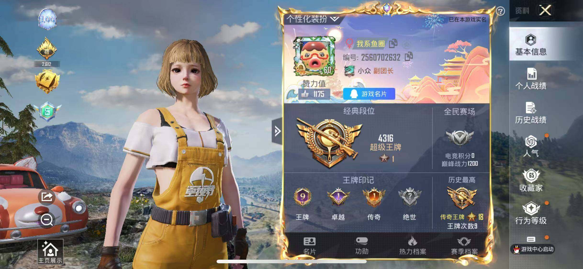 HPLE3340571和平精英账号详情图8