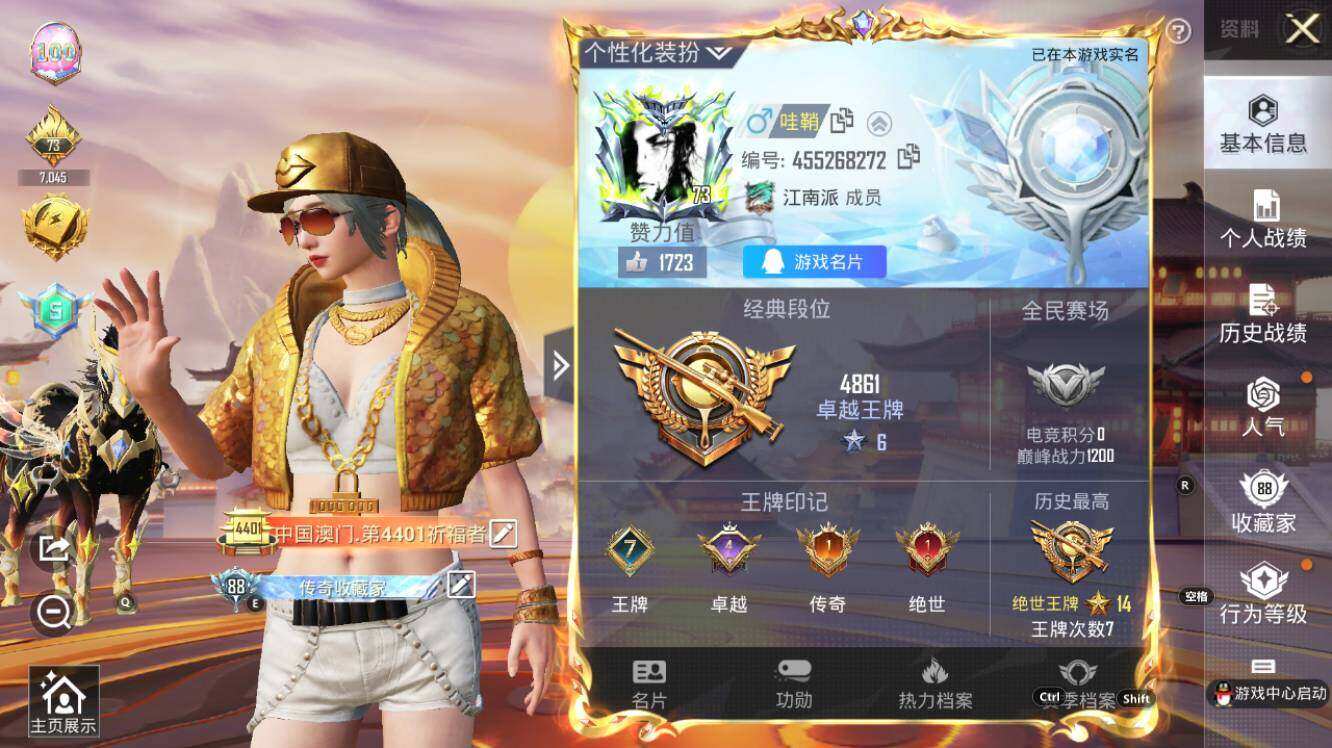 HPLE3340538和平精英账号详情图9