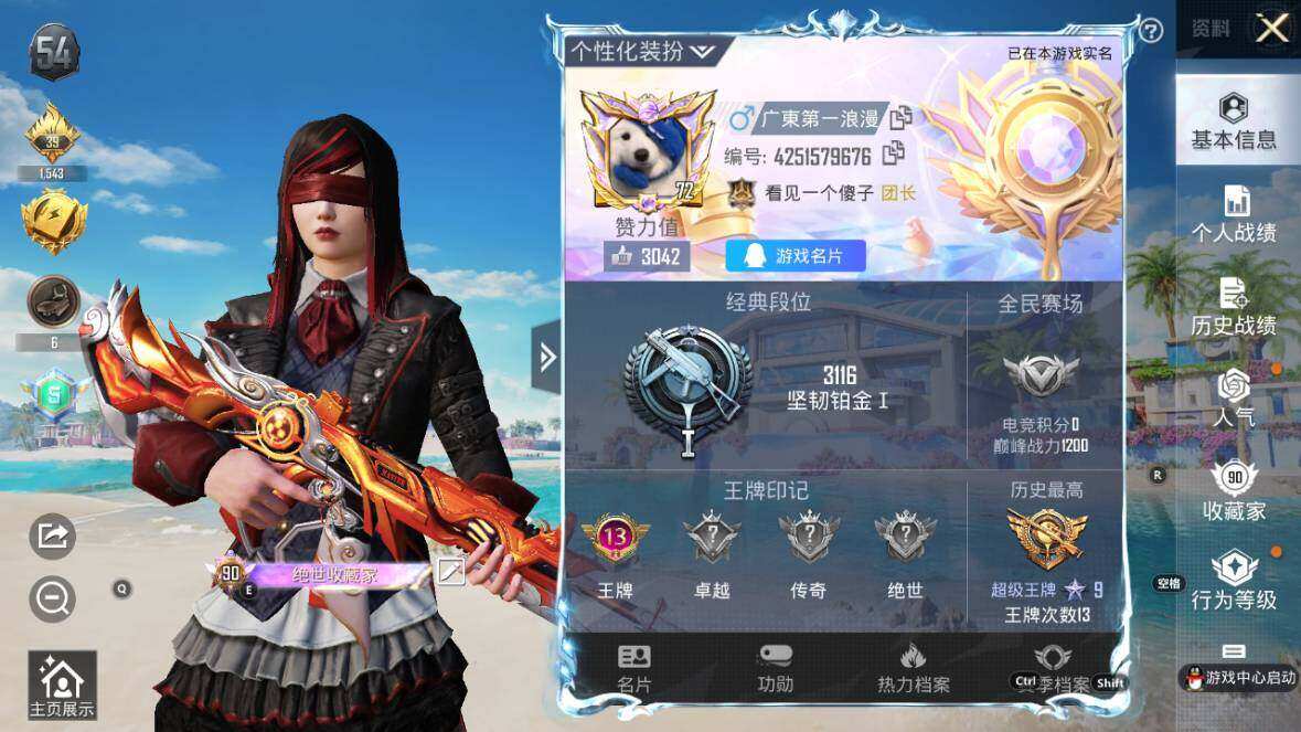 HPLE3340553和平精英账号详情图10