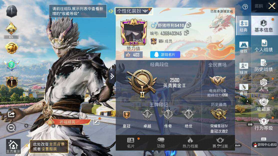 HPLX3340436和平精英账号详情图7