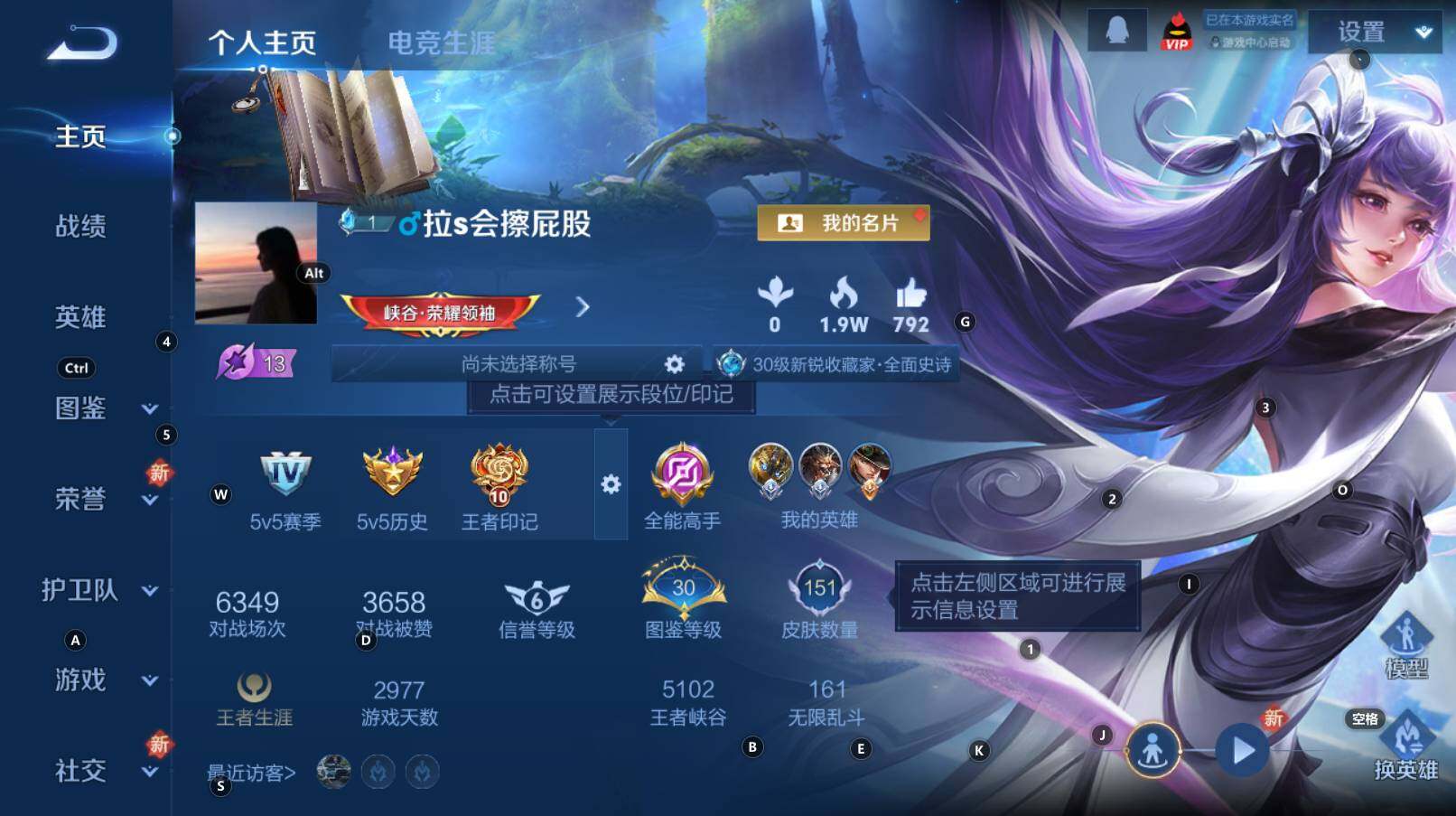 WZCMW3302105王者荣耀账号详情图6