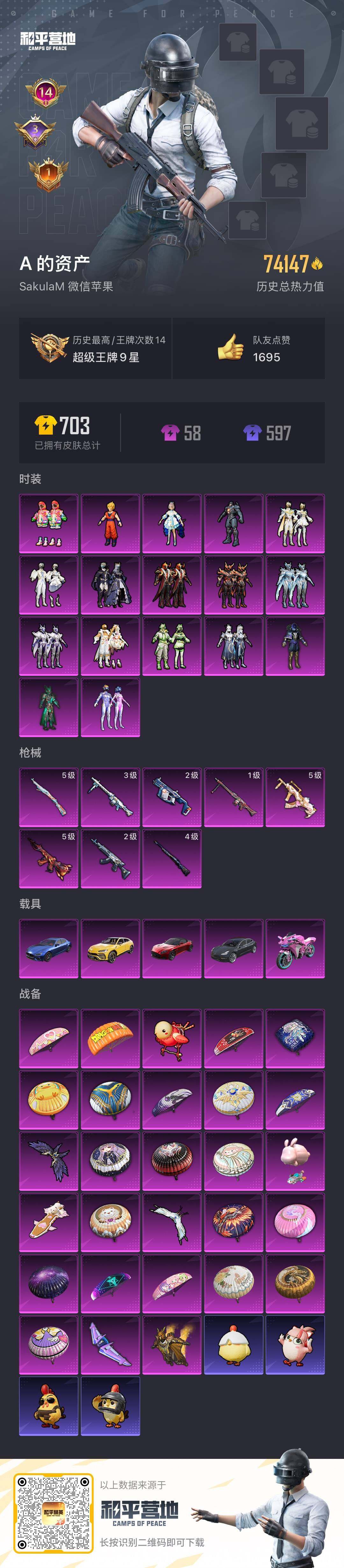 HPCMW3423604和平精英账号详情图6 HPCMW3423604和平精英账号详情图6