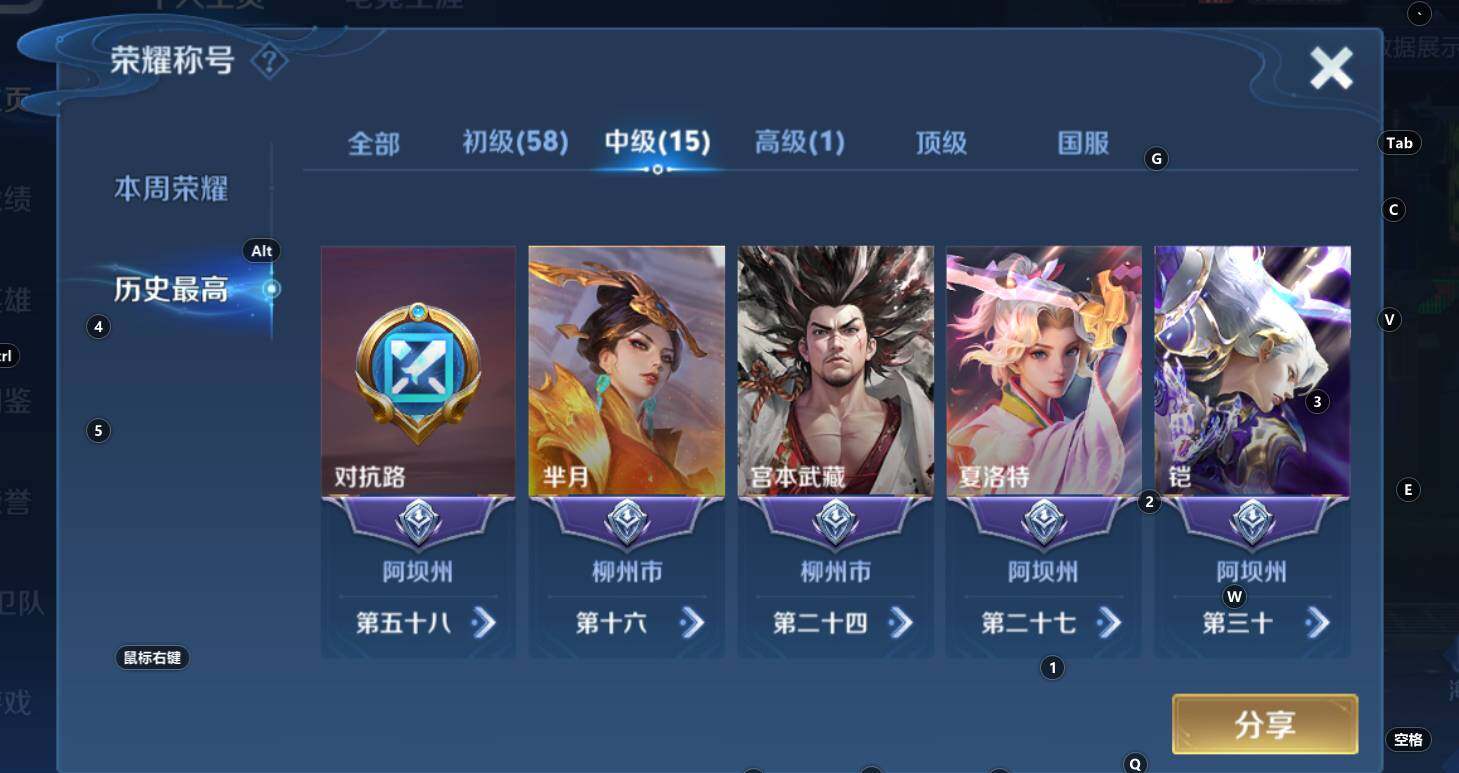 WZCMW3368603王者荣耀账号详情图14