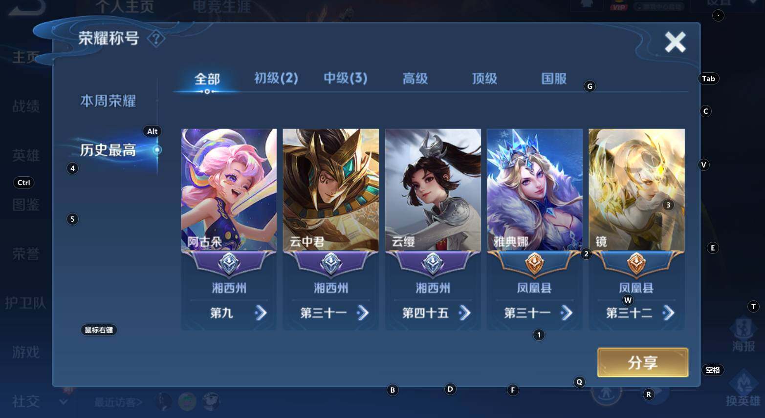 WZCMW3304665王者荣耀账号详情图9