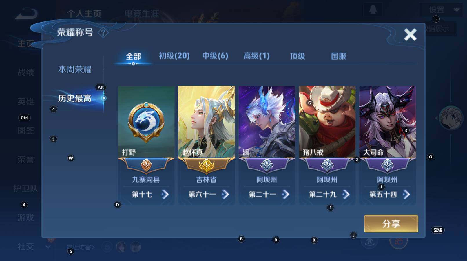 WZCMW3368621王者荣耀账号详情图12