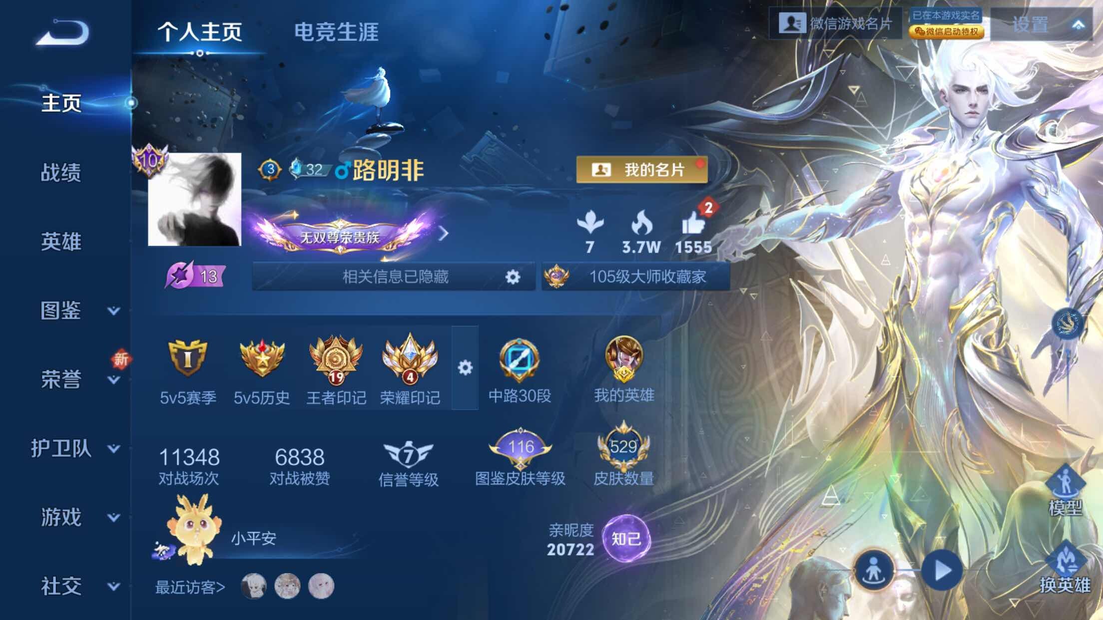 WZXS3305491王者荣耀账号详情图3 WZXS3305491王者荣耀账号详情图3