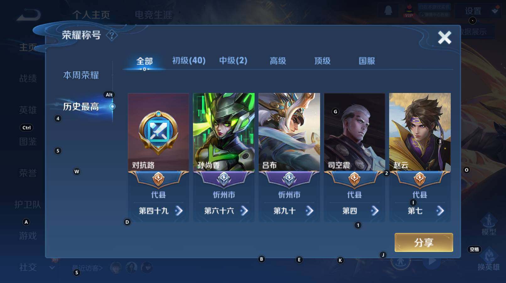 WZCMW3306303王者荣耀账号详情图8