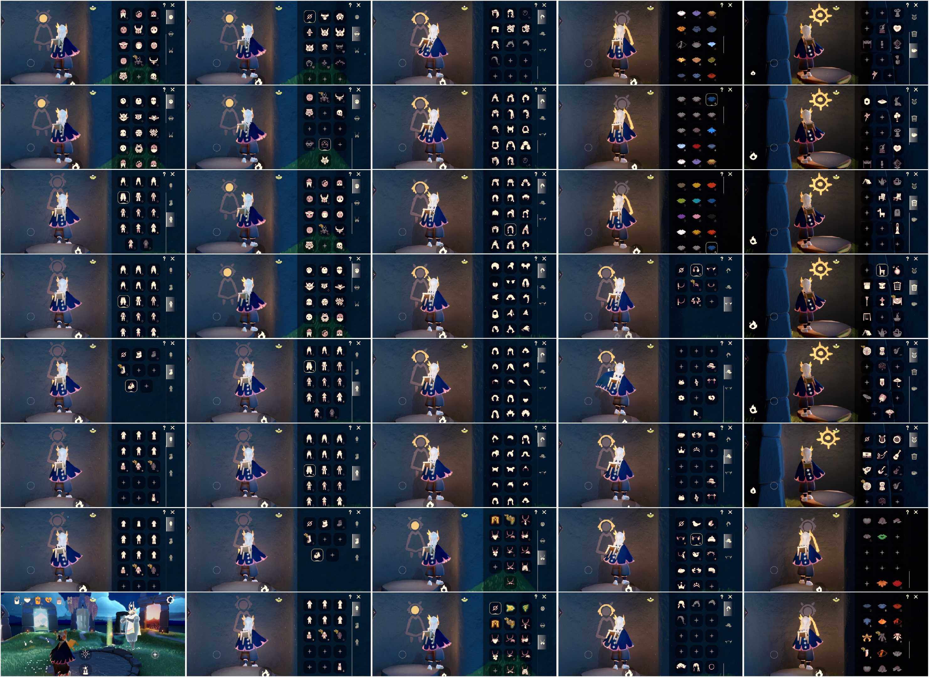 光遇账号vivo渠道服HP0093 ✅渠道: VIVO ✅完成地图: 全图毕业 ✅季节已毕业: 风行毕业，潜海半，表演毕业，染色半 ✅热门复刻/活动:白枭，矮人面具，黄鼠狼面具，武士裤，灯笼裤，黑脸，樱花，正太，书虫，虚