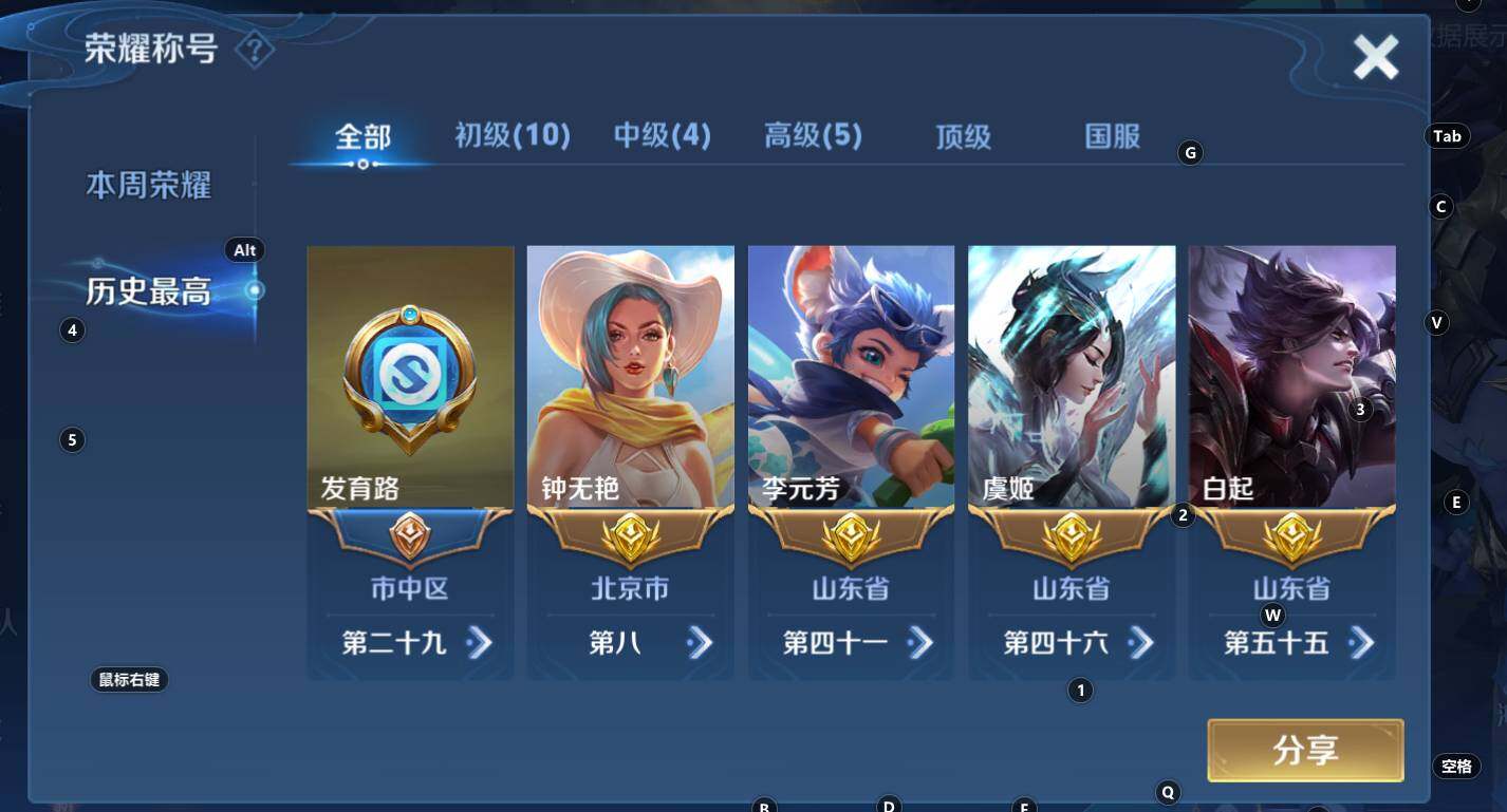 WZCMW3307062王者荣耀账号详情图9