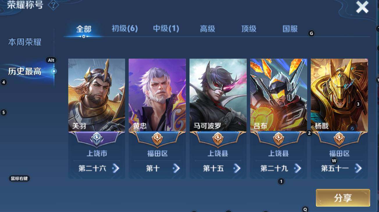 WZCMW3313804王者荣耀账号详情图8