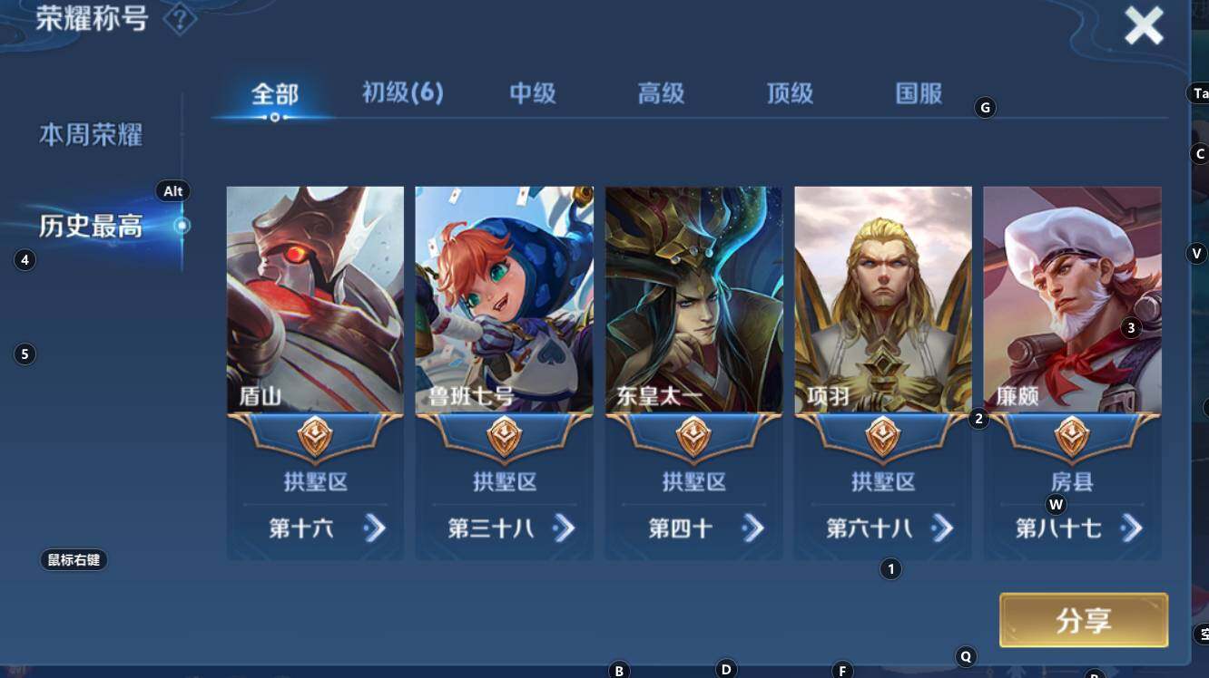 WZCMW3307926王者荣耀账号详情图6