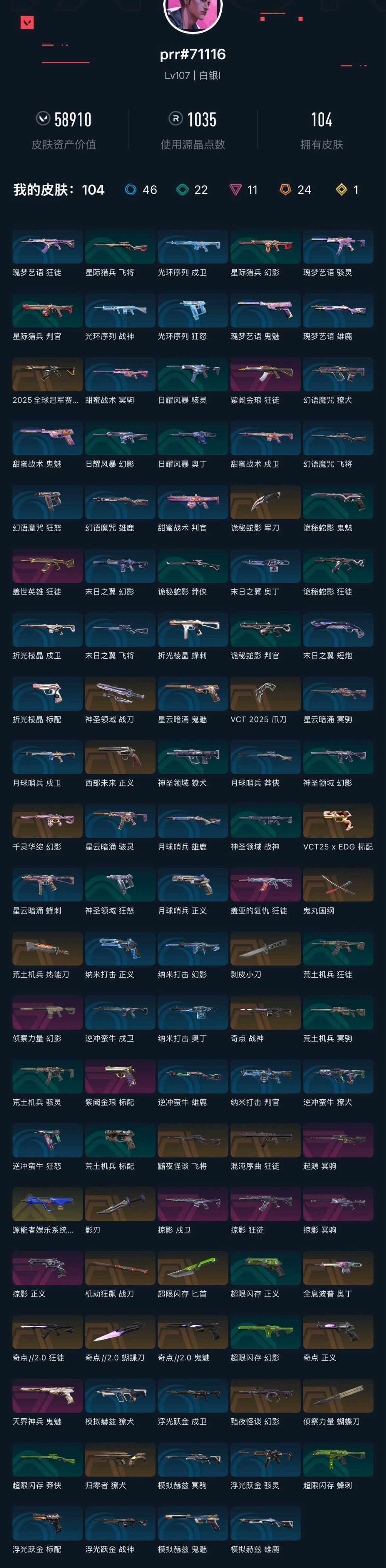 WWQXL316344无畏契约账号详情图2 WWQXL316344无畏契约账号详情图2