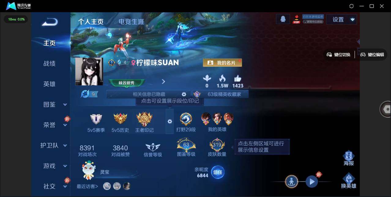 WZLE3310160王者荣耀账号详情图2