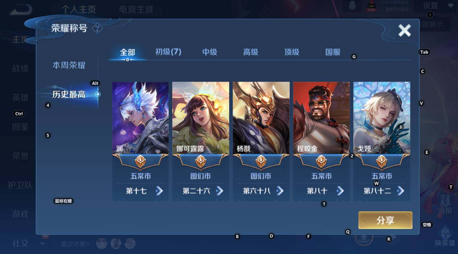 WZCMW3319816王者荣耀账号详情图7