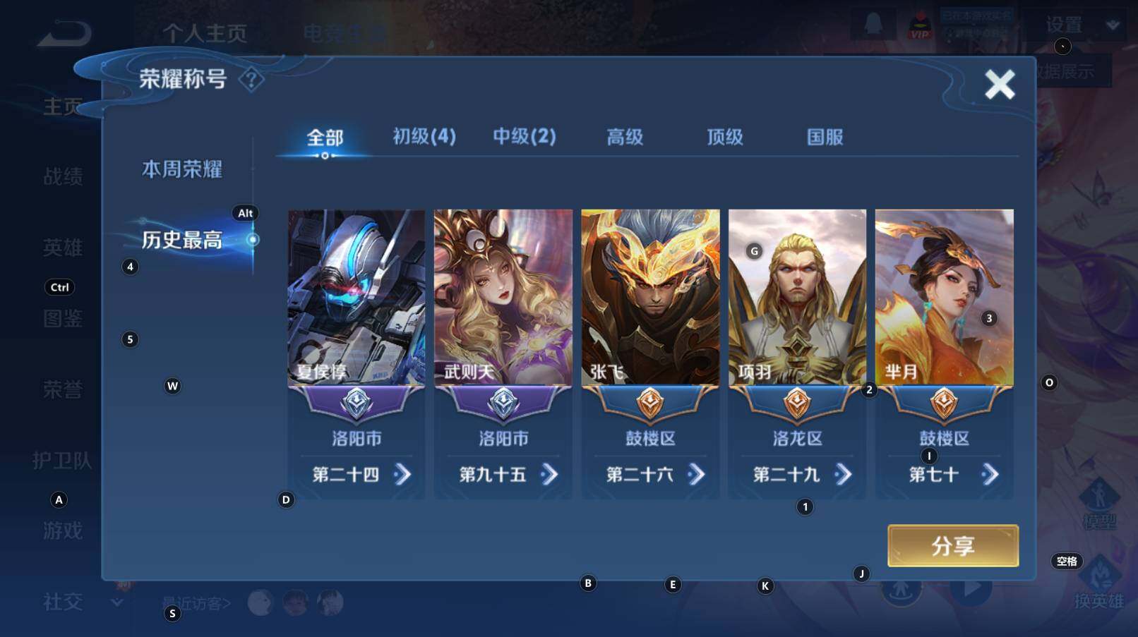 WZCMW3368666王者荣耀账号详情图12