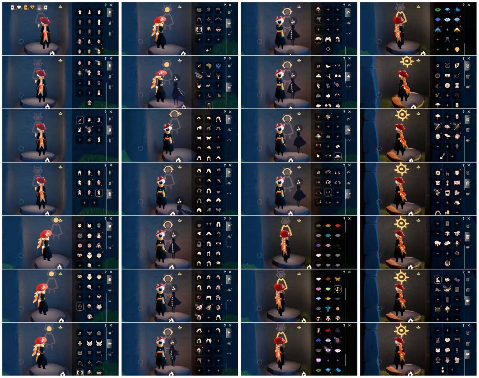 光遇账号安卓官服HY0854  安官  【毕业图】雨林，霞谷 【毕业季】彩染季，青鸟季，双星季 【蜡烛】65 【爱心】7 【稀有礼包】瑞气服饰，彩虹武士裤，必胜客联动衣服，粽子发饰，星月头冠，金鳞耳饰，彩虹耳钉，奔