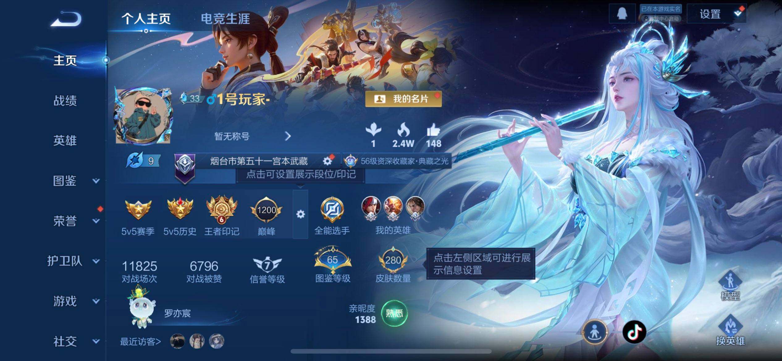 WZQM3330433王者荣耀账号详情图3