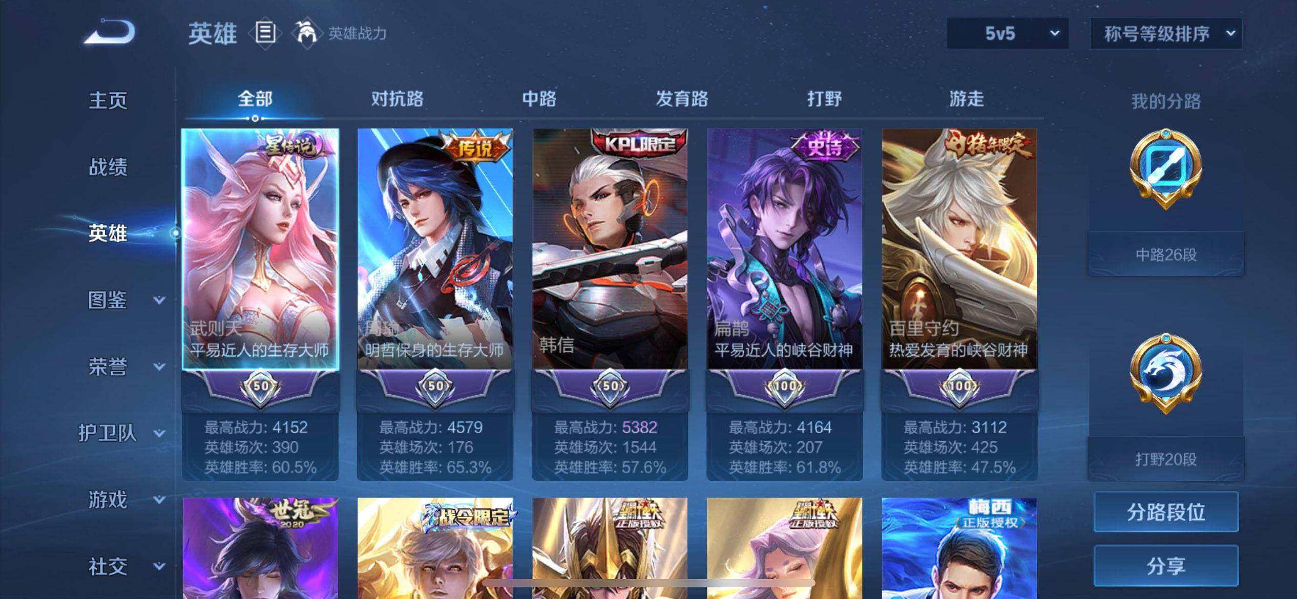 WZQM3332353王者荣耀账号详情图6 WZQM3332353王者荣耀账号详情图6