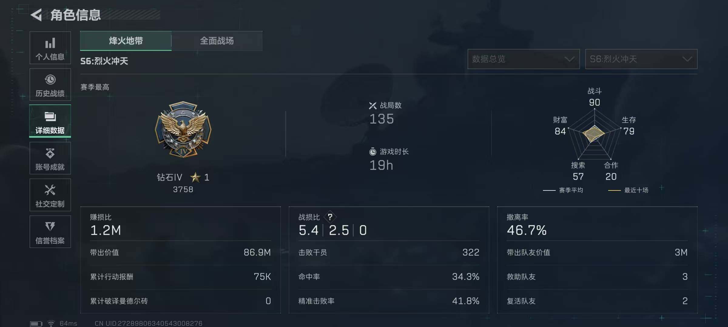 SJZQM340473三角洲行动账号详情图8