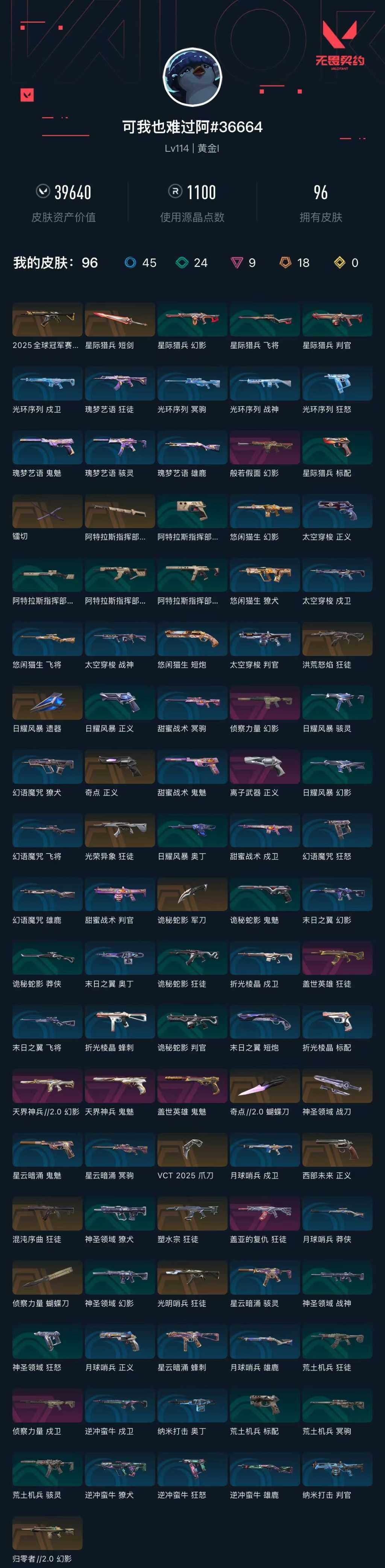 WWQXL316847无畏契约账号详情图4 WWQXL316847无畏契约账号详情图4