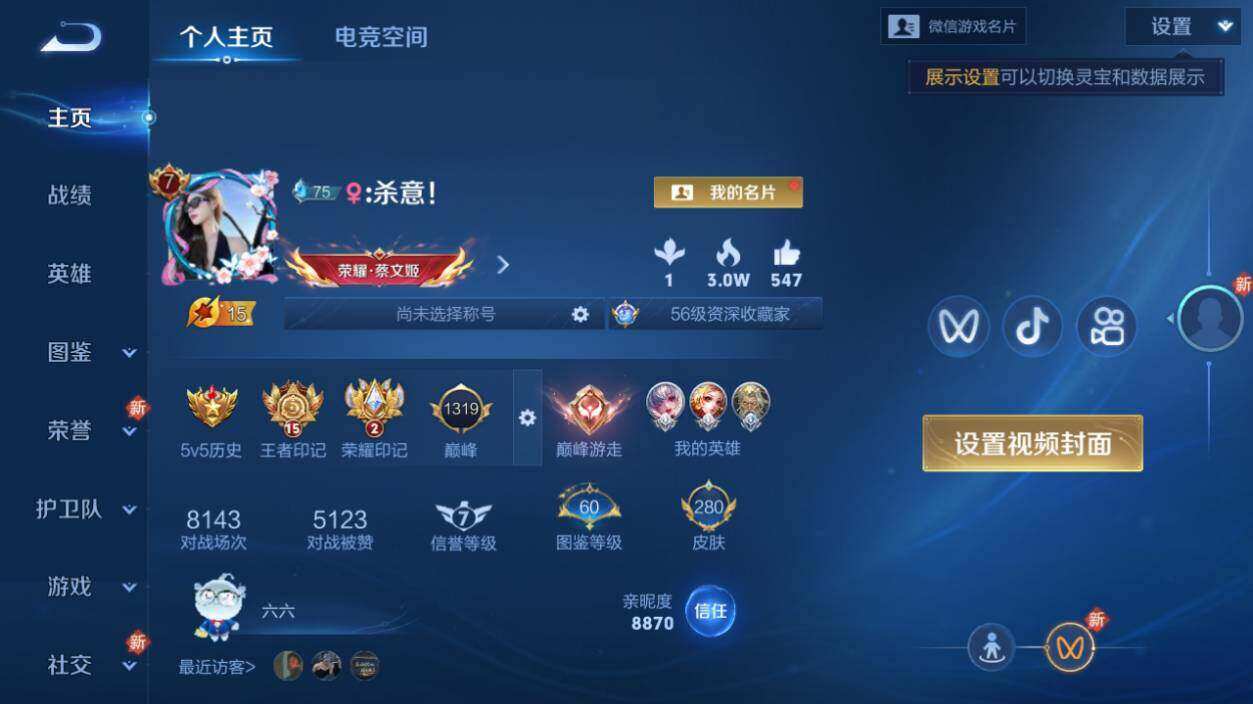 WZLE3318438王者荣耀账号详情图7