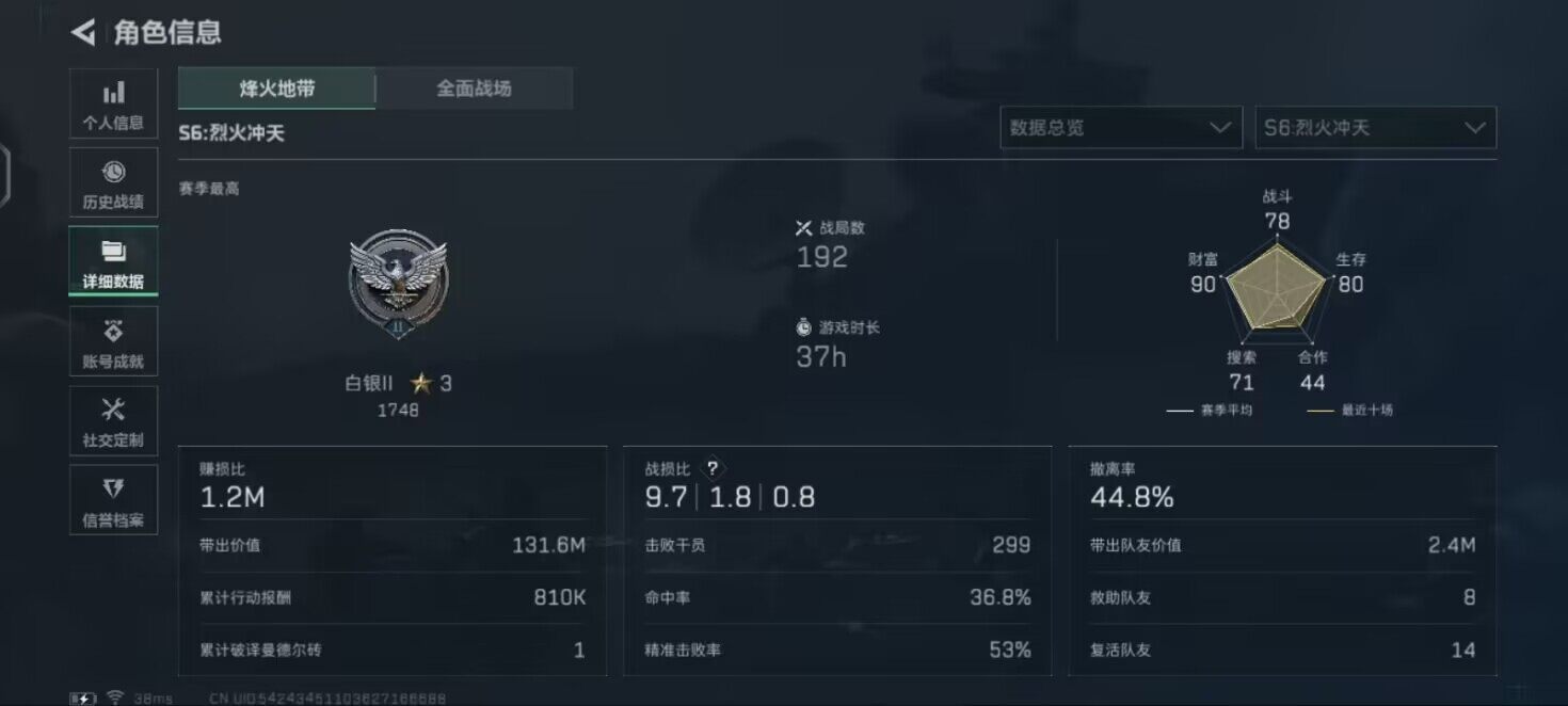 SJZCMW341611三角洲行动账号详情图6