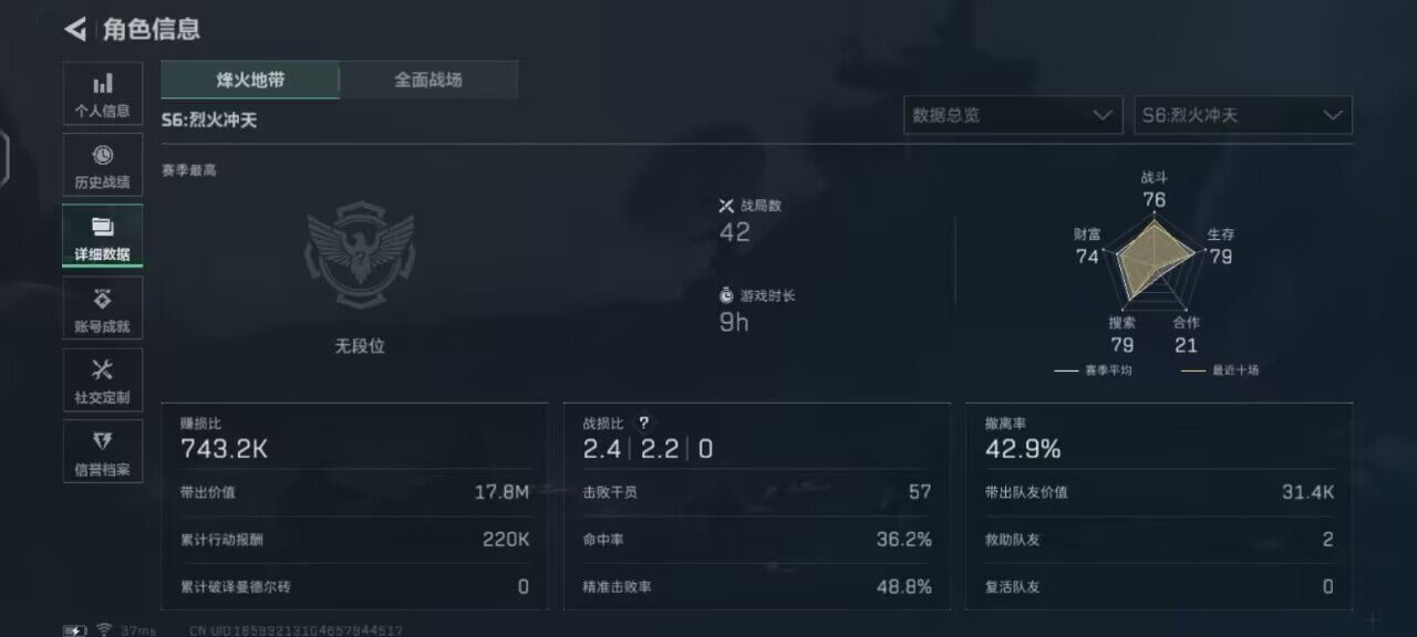 SJZCMW339147三角洲行动账号详情图10