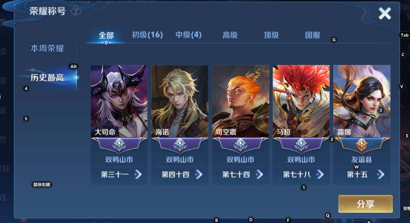 WZCMW3321788王者荣耀账号详情图8