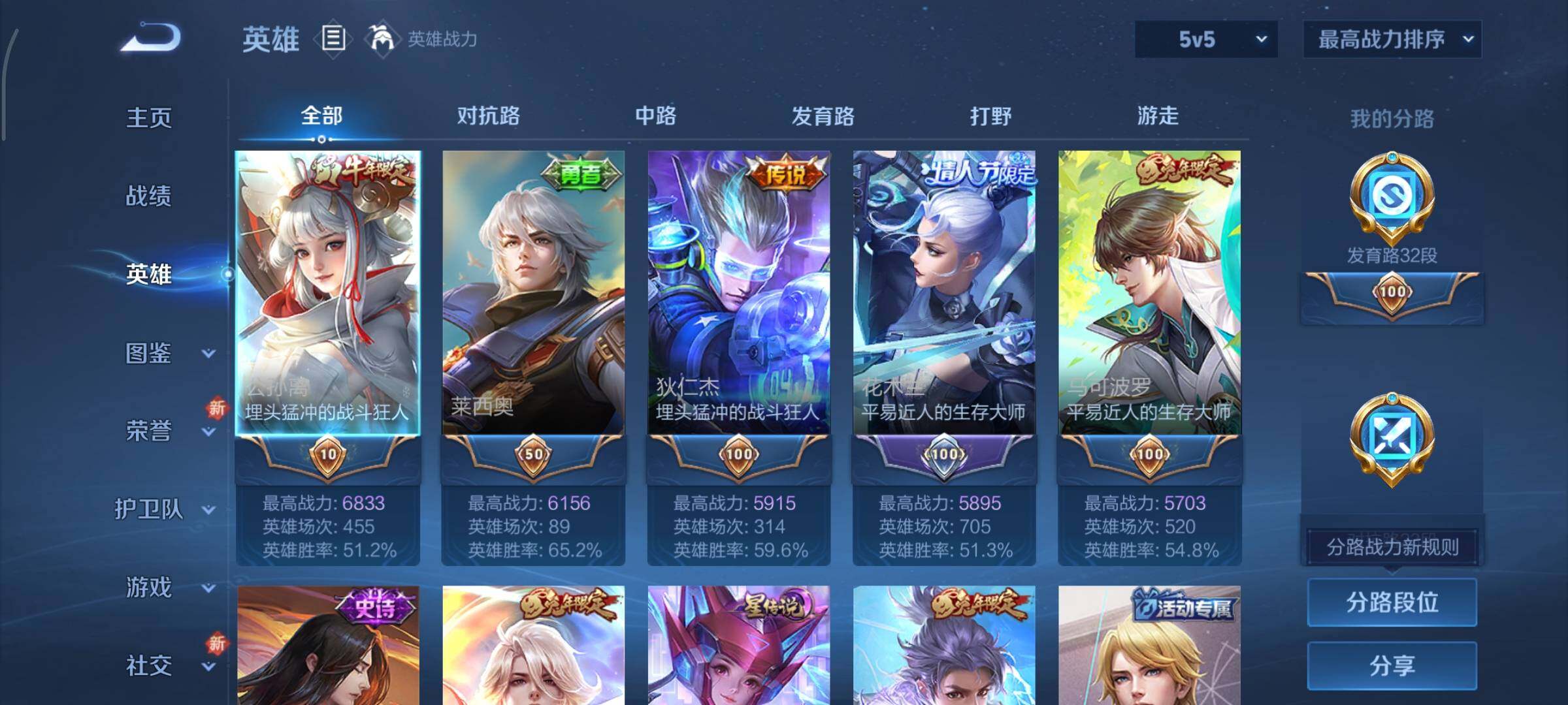 WZCMY3324109王者荣耀账号详情图3