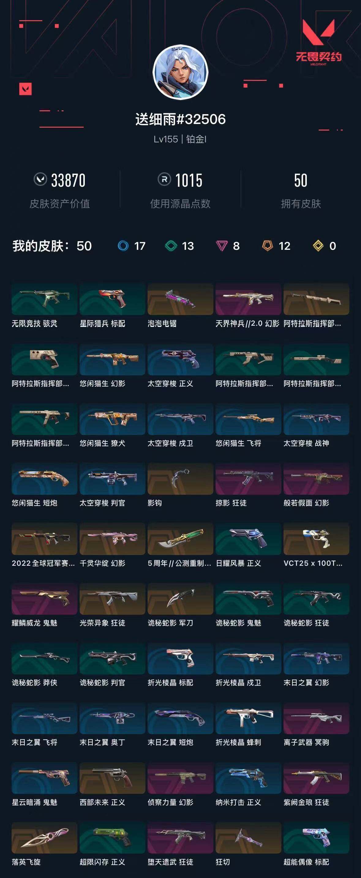 WWQXL317722无畏契约账号详情图5 WWQXL317722无畏契约账号详情图5