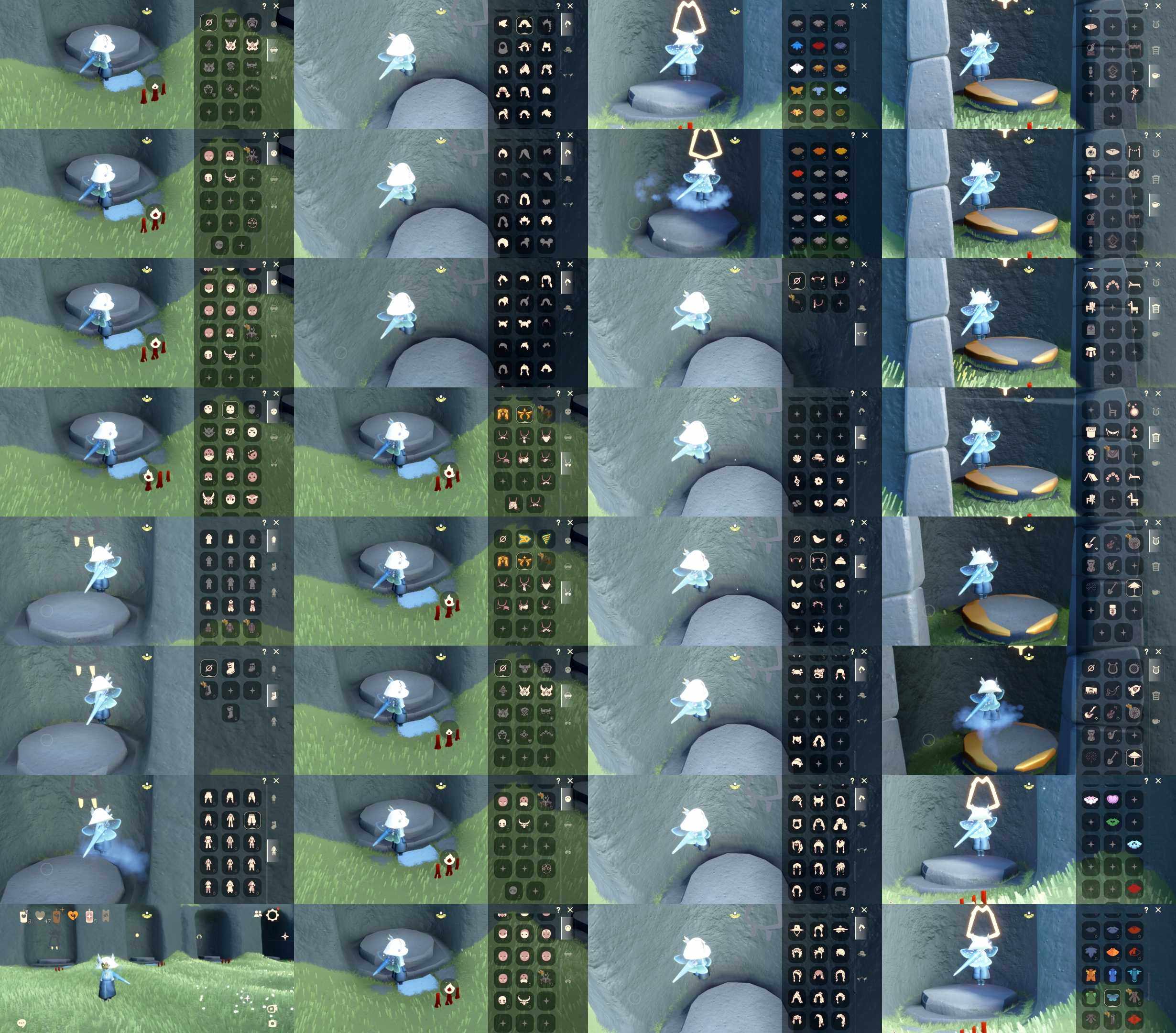 光遇账号安卓官服HM0081 ✅渠道:安邮 ✅完成地图: 霞谷 ✅季节已毕业: 风行毕业潜海毕业，表演毕业，欧若拉毕业 ✅热门复刻/活动:白枭，透明蓝蝴蝶，黑脸，矮人面具，黄鼠狼面具，武士裤，连体衣，灯笼裤，樱花，