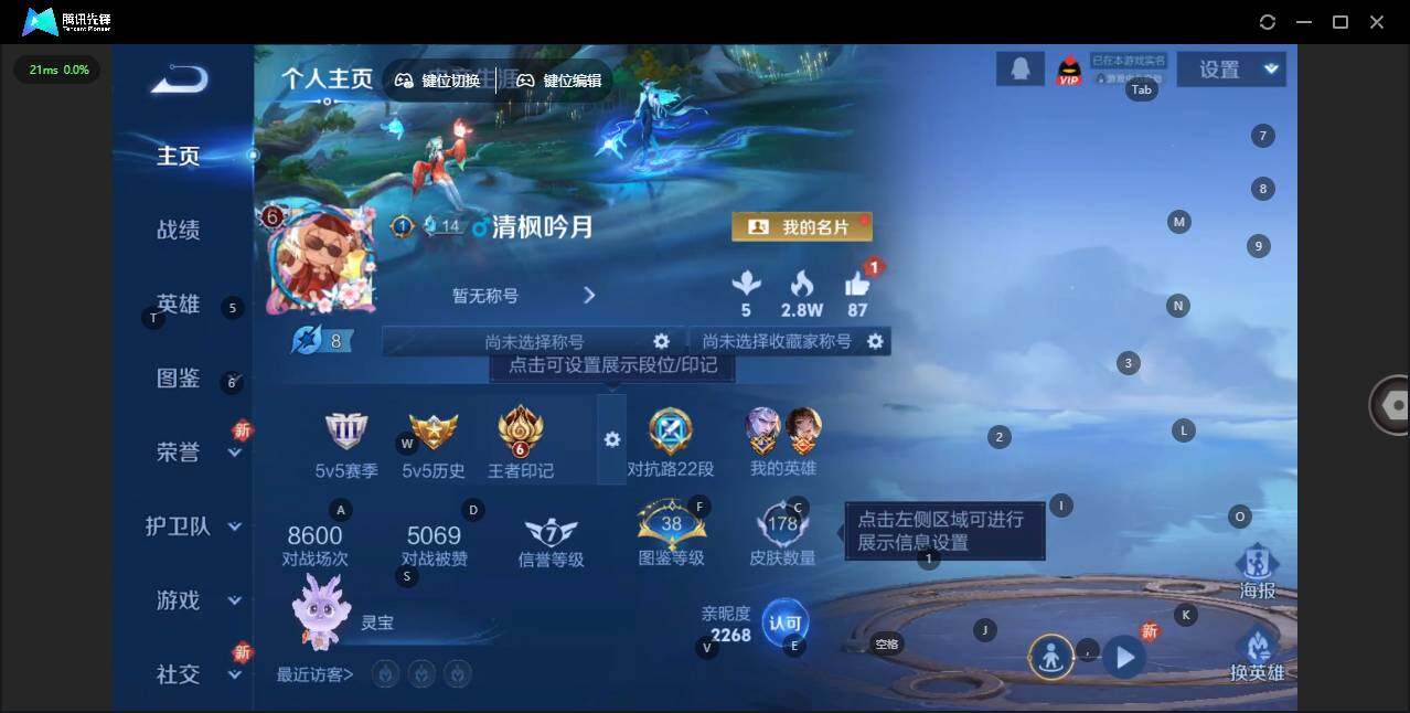 WZLX3331033王者荣耀账号详情图2