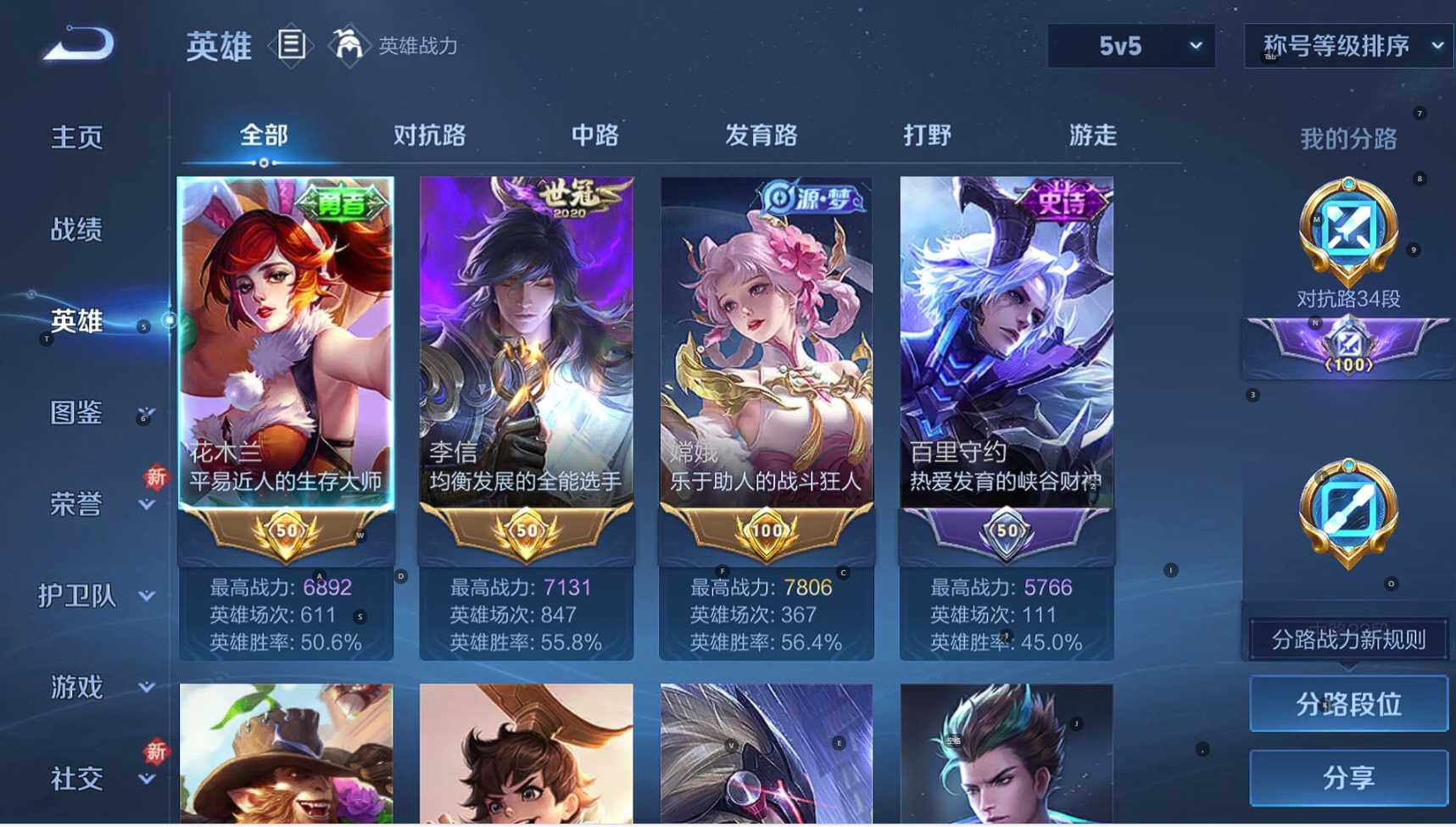 WZCMW3383661王者荣耀账号详情图5