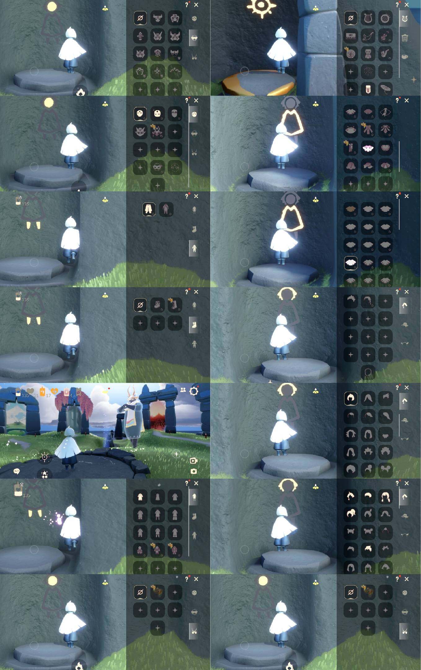 光遇账号安卓官服HP0108-1 ✅渠道: 安邮 ✅季节已毕业: 无 ✅热门复刻/活动:矮人面具，武士裤，白斗，学生头 ✅礼包:无 ✅珍惜物品：武士裤 亮点包括：矮人面具，武士裤 详细以衣柜为准