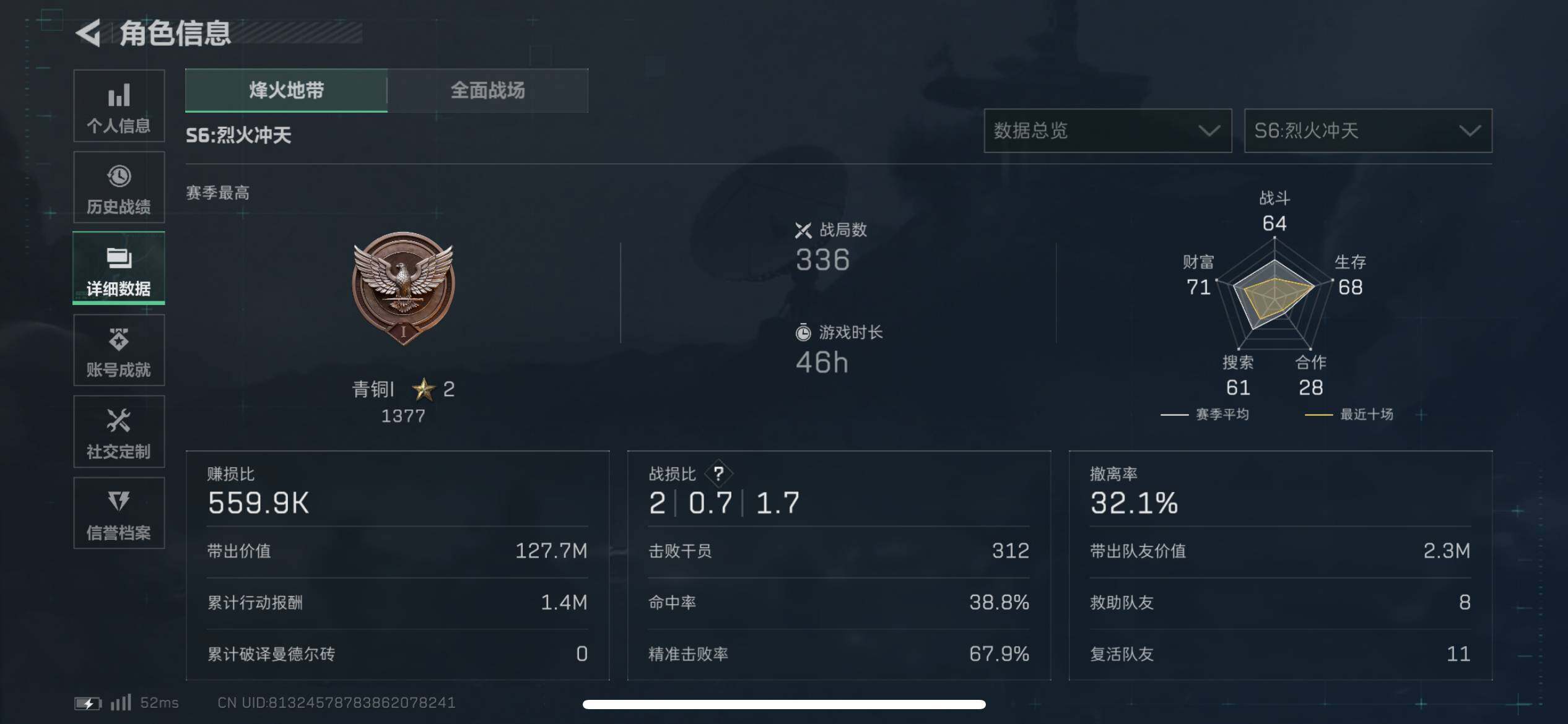 SJZCMW342045三角洲行动账号详情图3 SJZCMW342045三角洲行动账号详情图3