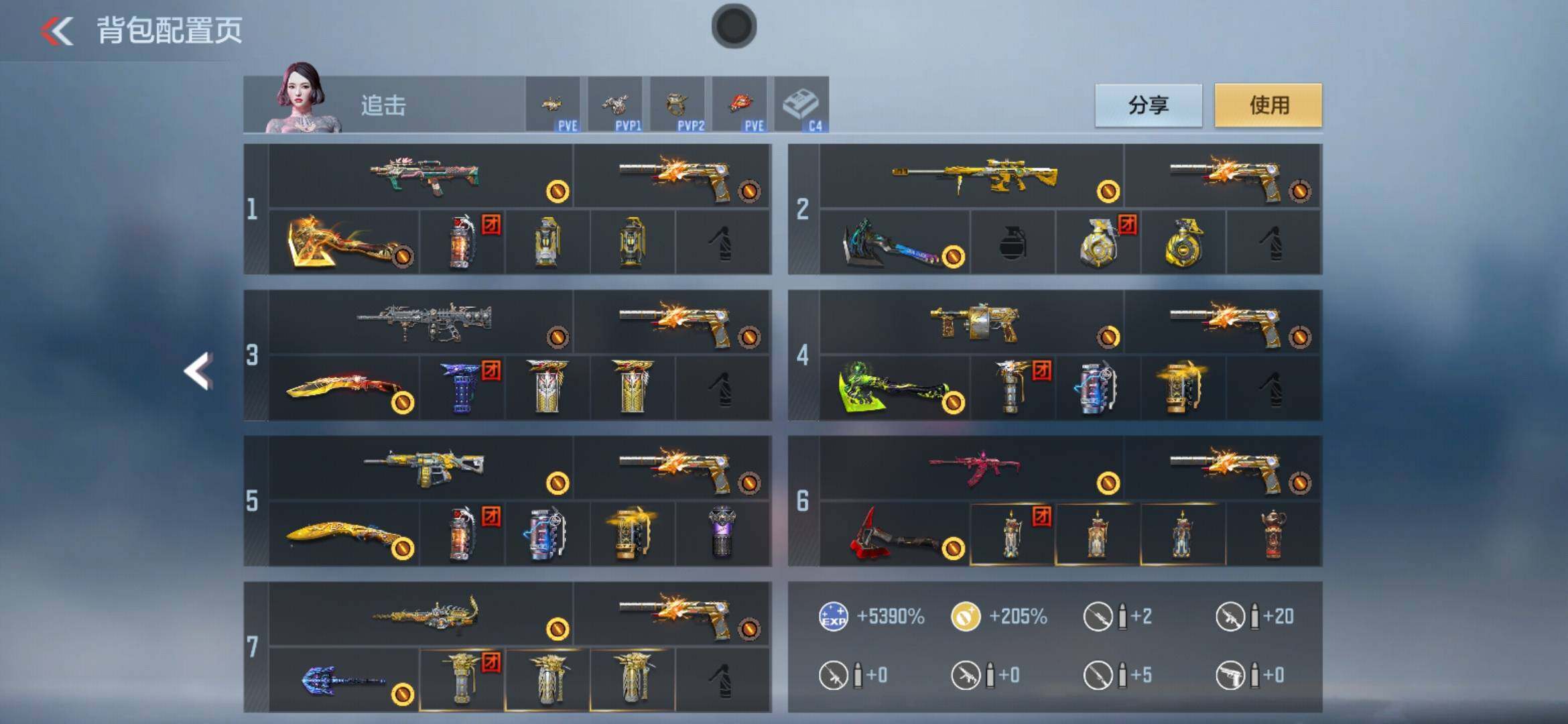 CFMXS357020枪战王者账号详情图5