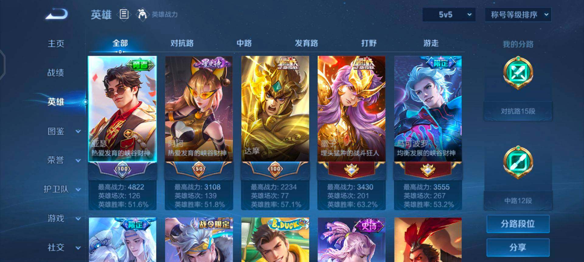 WZQM3365979王者荣耀账号详情图6