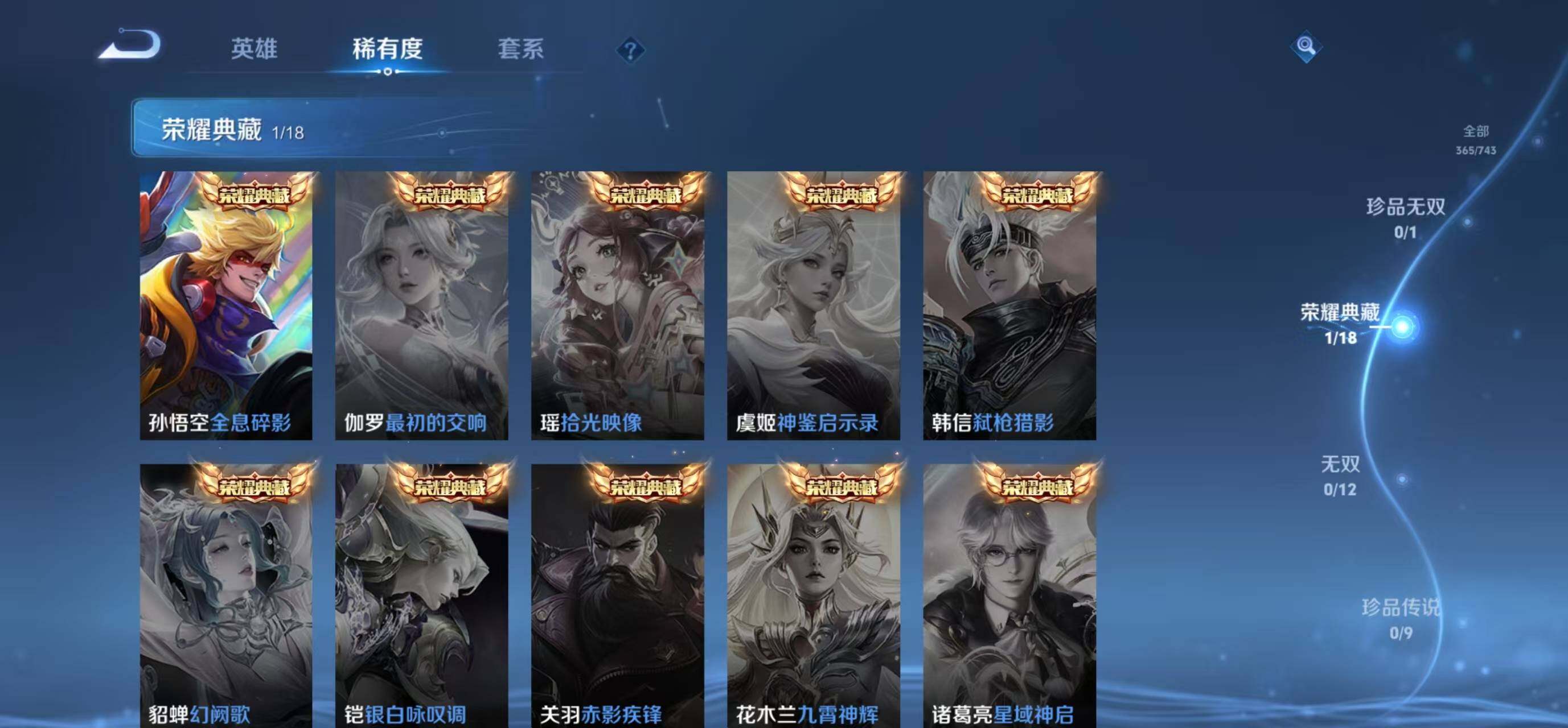 WZLFY3324046王者荣耀账号详情图14