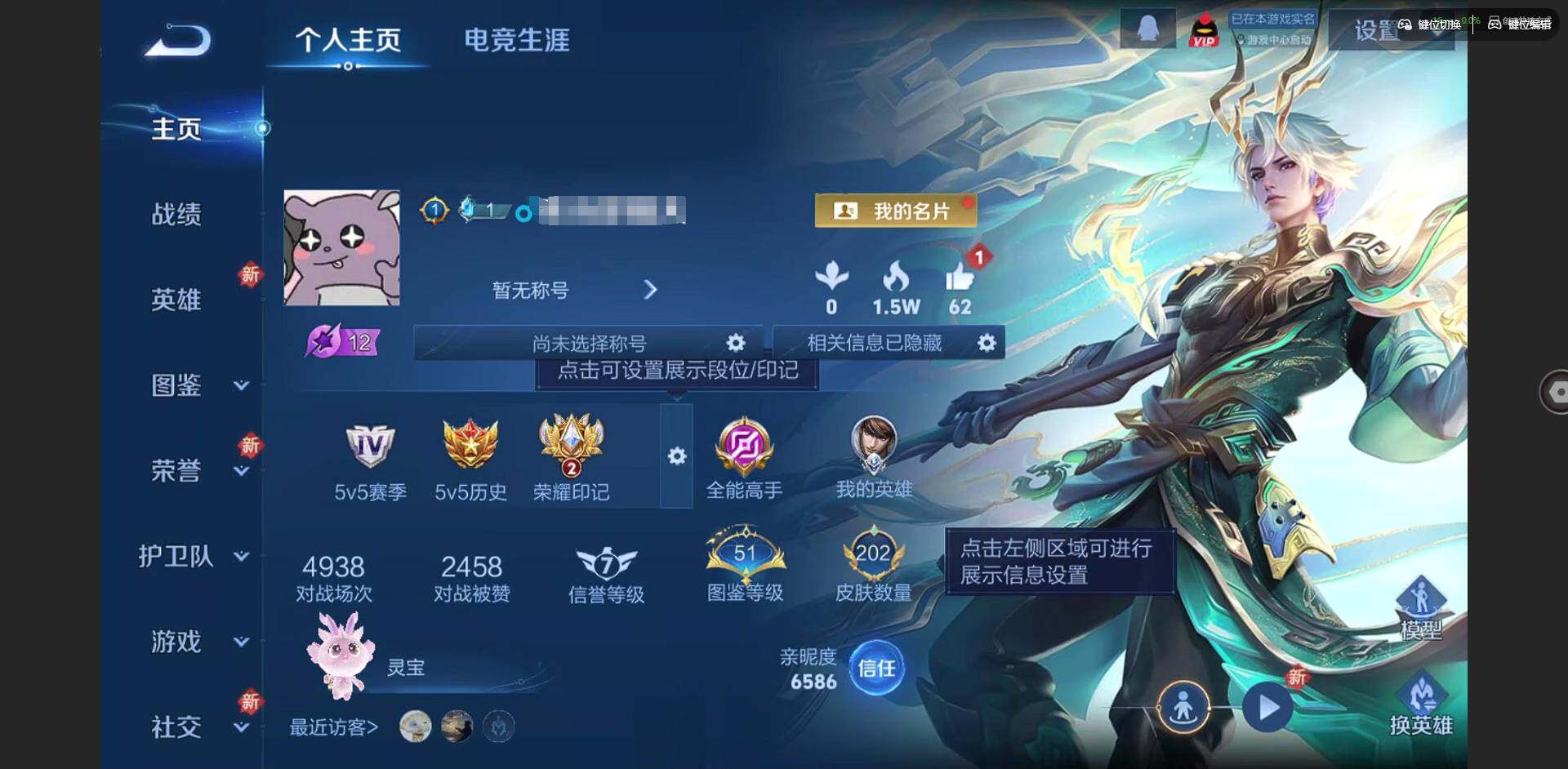 WZQM3350446王者荣耀账号详情图3