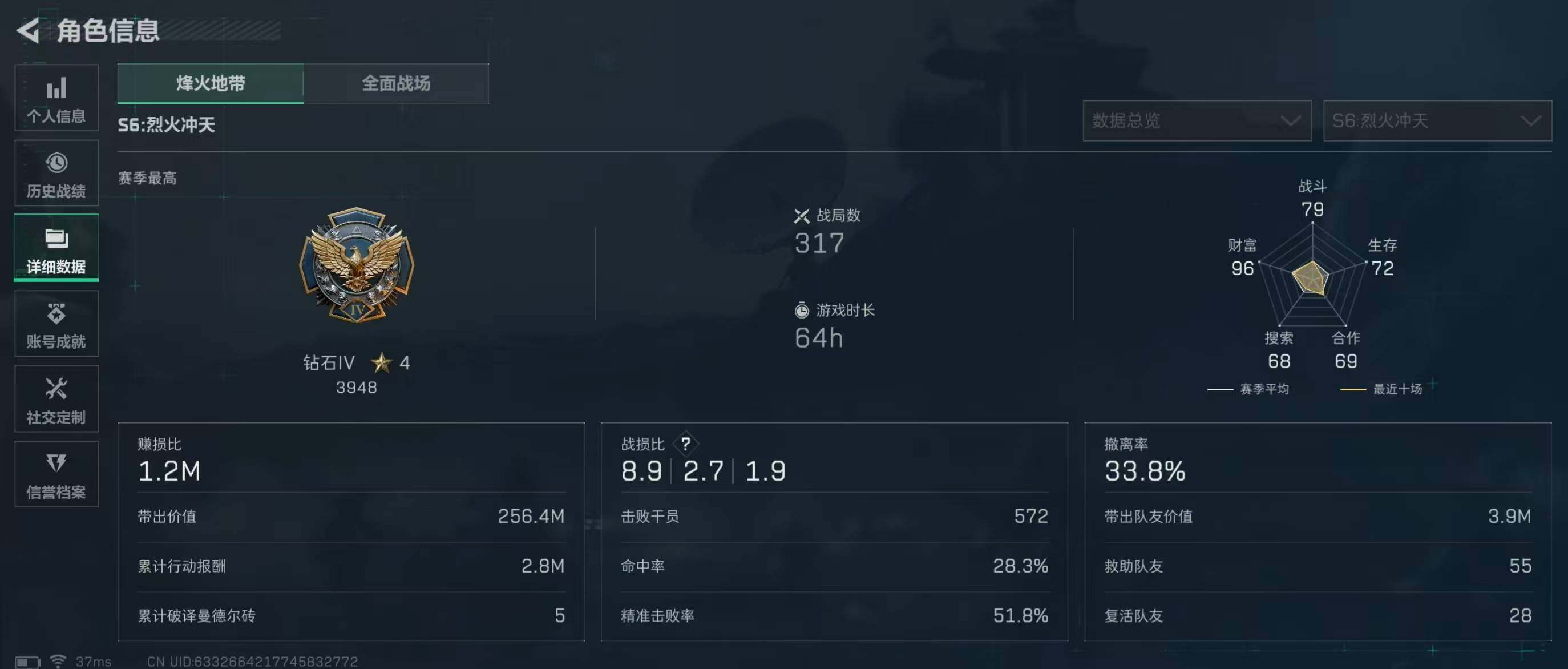 SJZQM344444三角洲行动账号详情图8