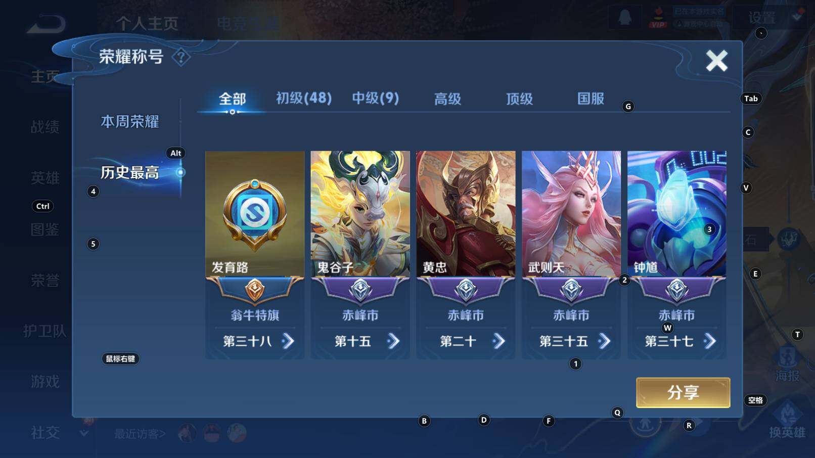 WZCMW3368772王者荣耀账号详情图14