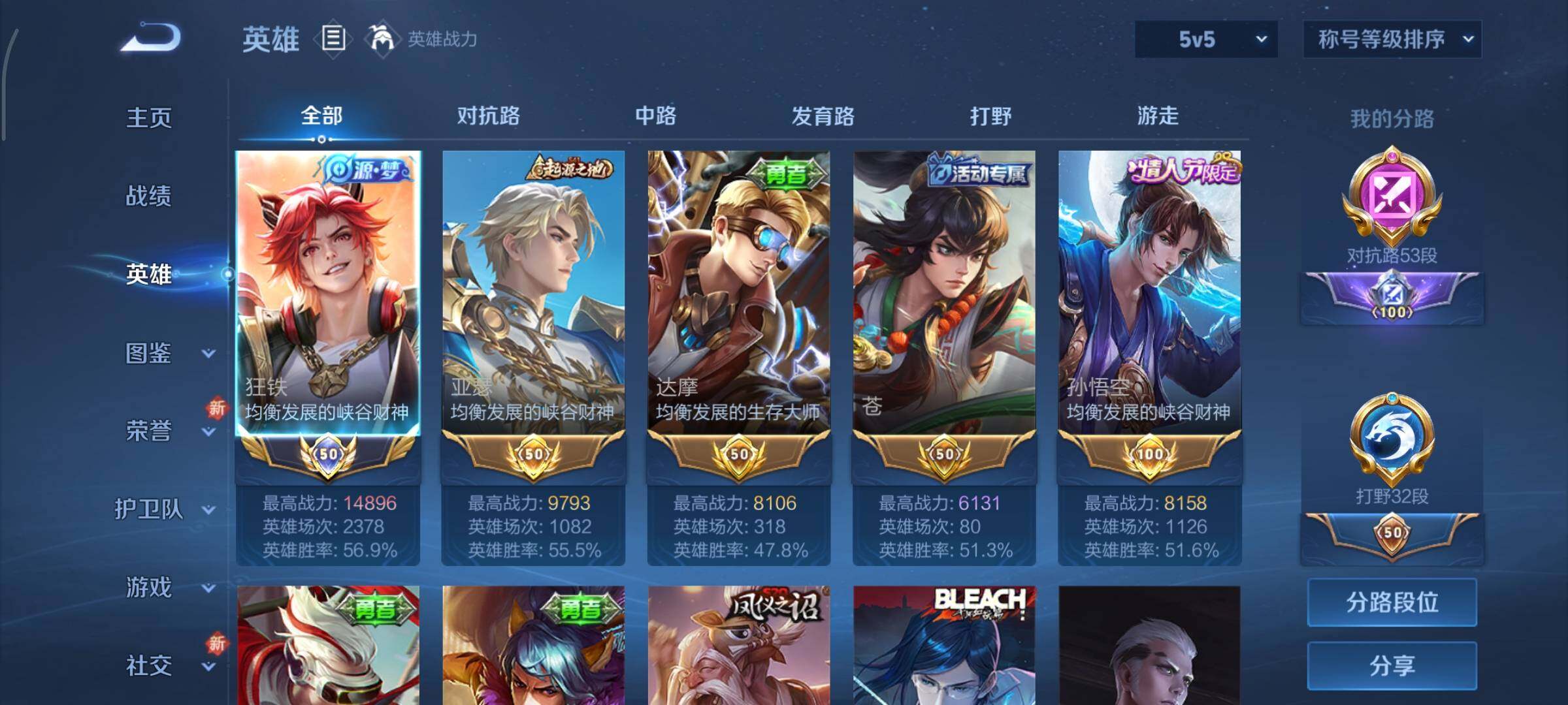 WZCMY3330157王者荣耀账号详情图3