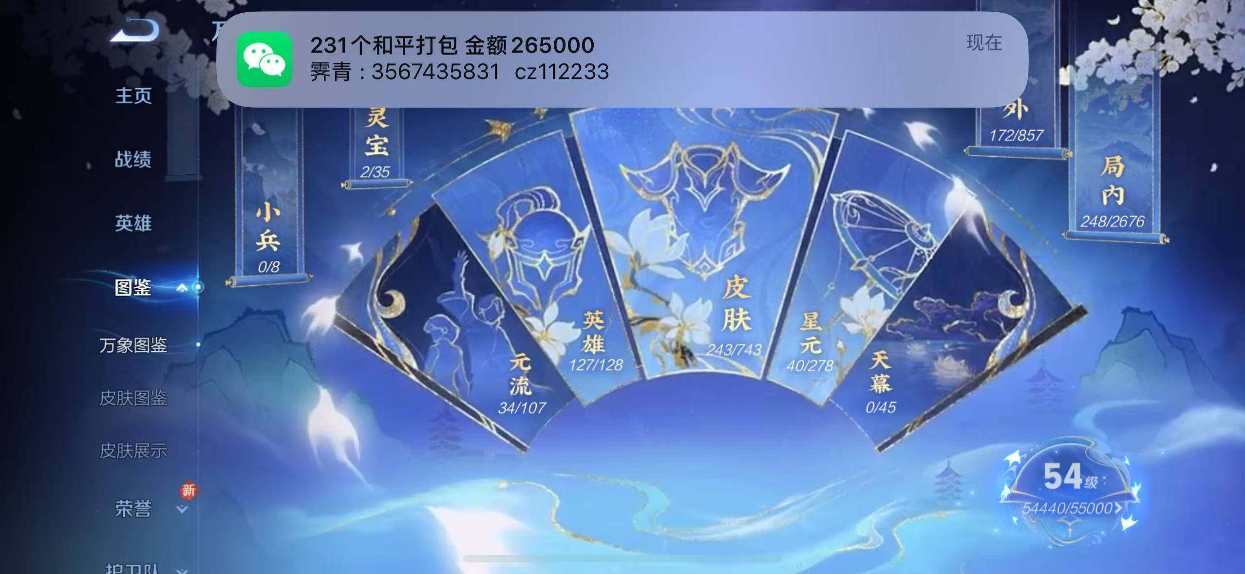 WZLX3379056王者荣耀账号详情图4