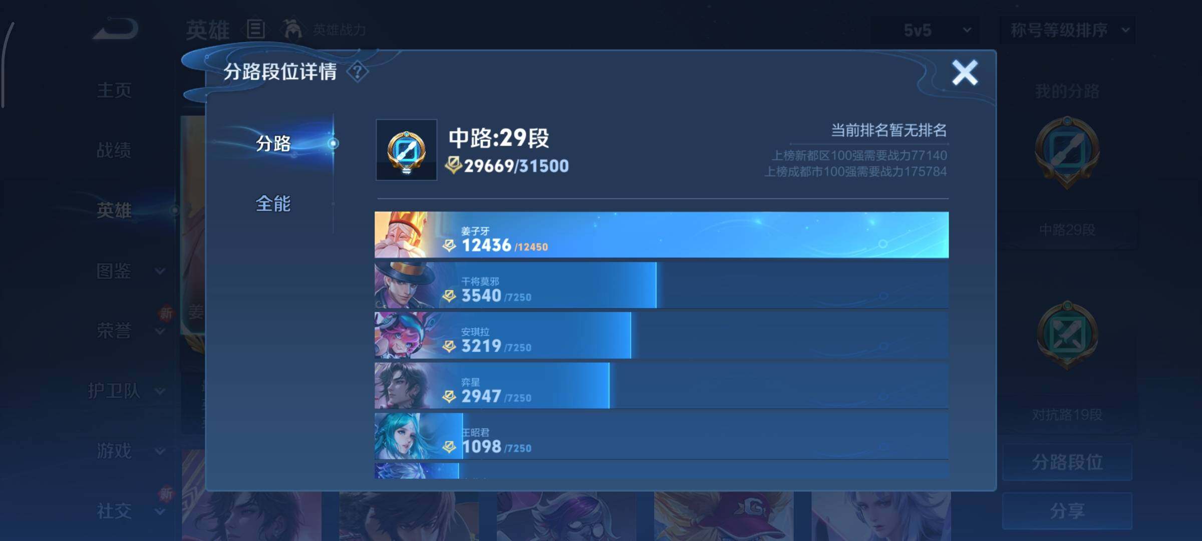 WZCMY3330520王者荣耀账号详情图4